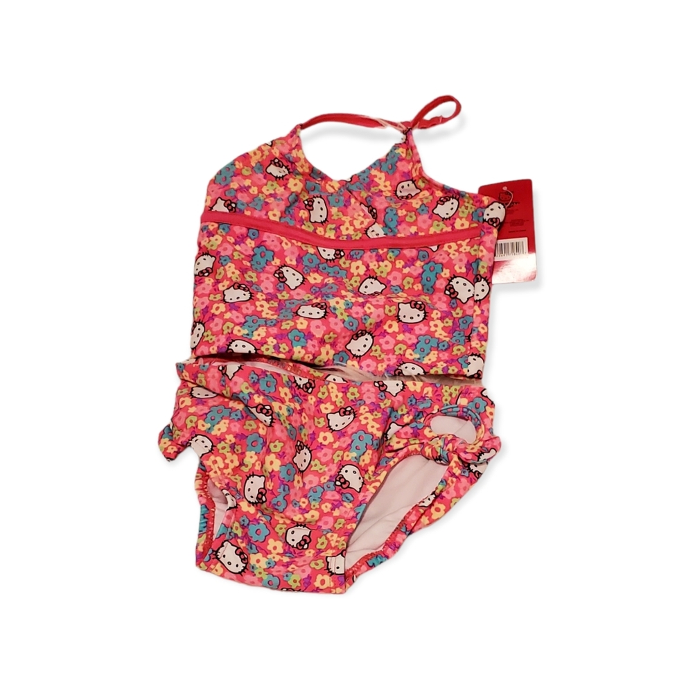 New Hello Kitty Pink Toddler 2 piece swimsuit
